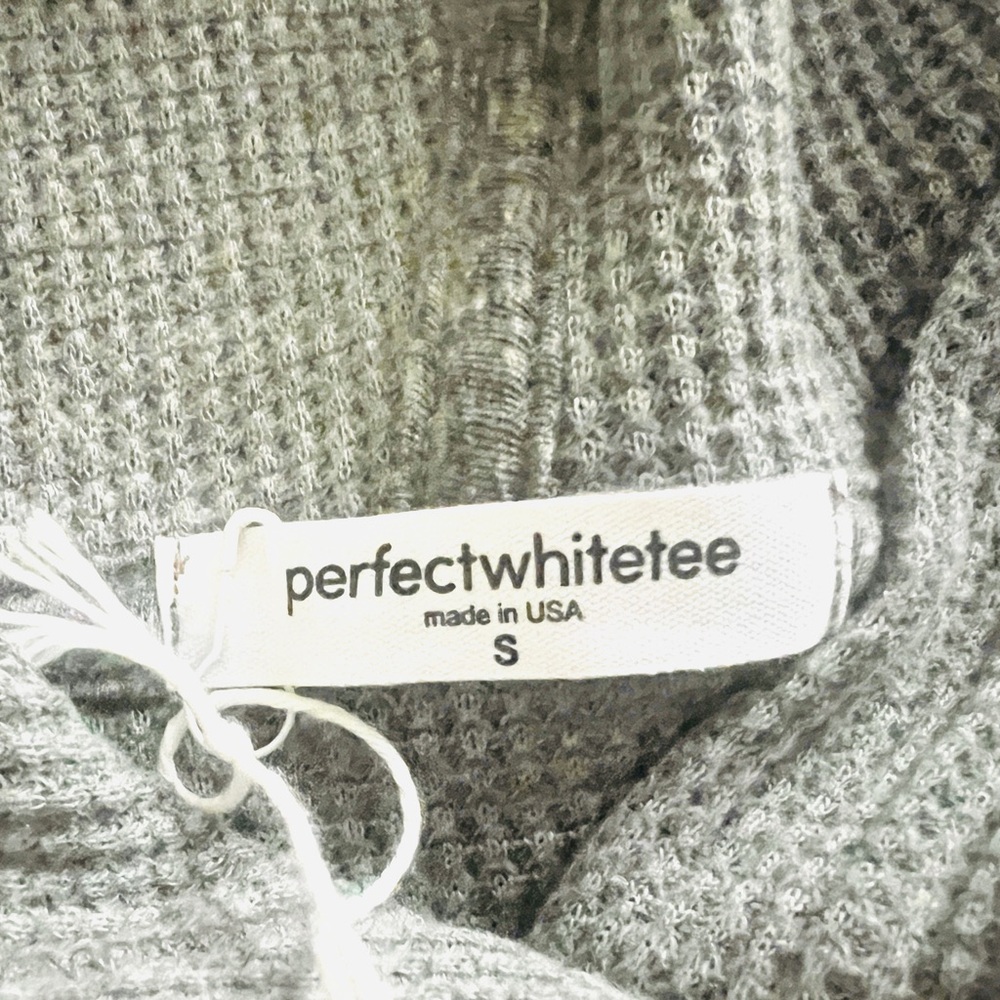 perfectwhitetee Azalia Waffle Hoodie - S NWT - Picture 8 of 10